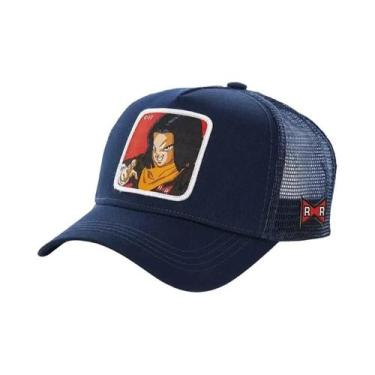 Imagem de Boné De Malha Hip-Hop Ajustável Com Bordado Do Dragon Ball Son Goku Pa