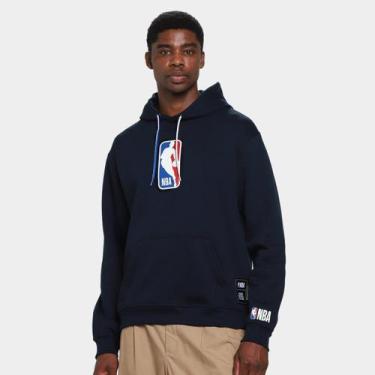Imagem de Moletom NBA Glossy Mitchell & Ness Masculino, Marinho, P