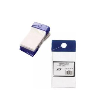 Imagem de Crachá Identificador P/ Automóvel Acp Azul C-10a C/100