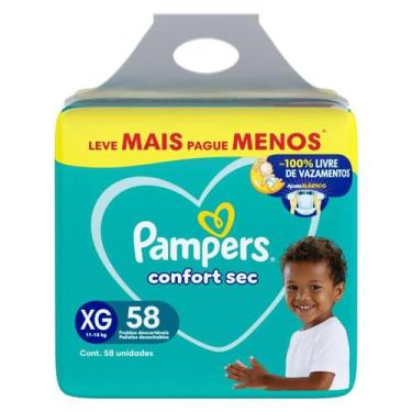 Imagem de Fralda Pampers Confort Sec XG 58 unidades - Pampers