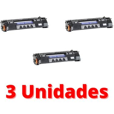 Imagem de Kit 3X Toner Q5949a Q7553a 1160 1320 3392 P2015