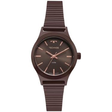 Imagem de Relógio Feminino Technos Boutique 2035MQH/4M 30mm Aço Marrom