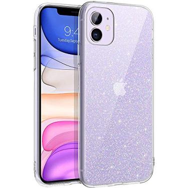 Imagem de Slim Crystal Clear Glitter Soft Case for iPhone 11 Pro Max 13 12 Mini X XS XR 8 Plus 7 6S SE 2020 Luxury Phone Cover Accessories,Pink,For iPhone 7 Plus