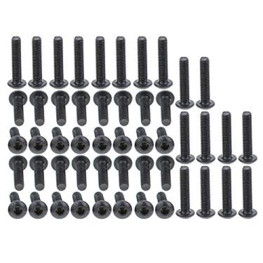 Imagem de Parafusos sextavados com cabeça de botão de liga de aço grau 10,9, M3X14, Black