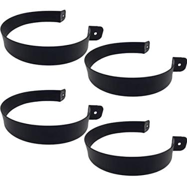 Imagem de 4 Abraçadeira 10" Polegadas Para Duto Churrasqueira Pintada