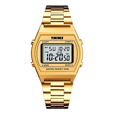 Imagem de Relógio Feminino Skmei Digital 1328 - Dourado