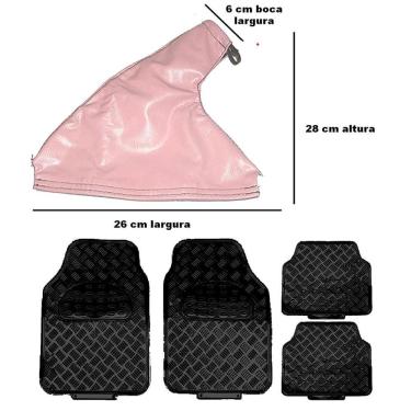 Imagem de Coifa Freio Rosa Tapete Preto Ford Taurus