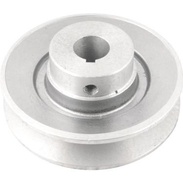 Imagem de Polia Alumínio 1 Canal Perfil B 100mm Com Furo 3/4" - Vonder