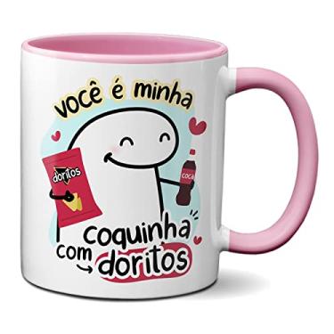 Imagem de Caneca Flork Namorados Você É Minha Coquinha Com Doritus (Rosa)