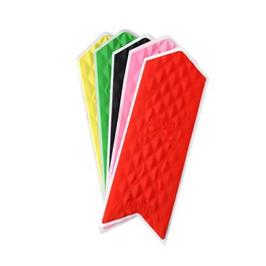 Imagem de BBxunsless Pacote com 5 capas de silicone de proteção de estrutura de bicicleta estrada bicicleta dianteira empilhadeira protetor adesivo de corrente - protege sua bicicleta contra arranhões e batidas (100 x 35 mm, cor mista)