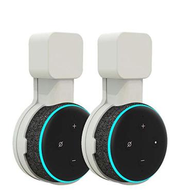 Imagem de Suporte de parede para suporte de tomada para ponto 3ª geração, uma solução de economia de espaço com gerenciamento de cabos para seus alto-falantes inteligentes, fios de proteção