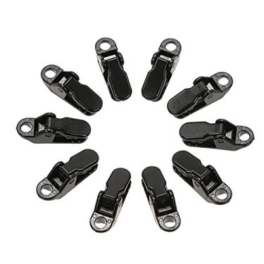 Imagem de Qudai Pack de 10 clipes Toldo braçadeira Tarp snap cabides Tenda Camping Survival Apertar Ferramenta