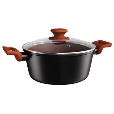 Imagem de Euro Home - Caçarola 24 cm de Alumínio com Antiaderente ColorStone Terracota - ALU8655-TC