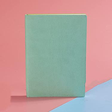 Imagem de Caderno de couro PU A5 engrossado para registros de reuniões de escritório de negócios, verde, 4 peças