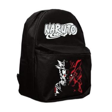 Imagem de Mochila Escolar Nerd Bags Naruto 9 Caudas Anime Mangá - Nerd Bag's