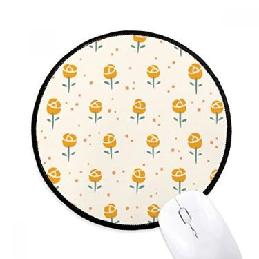 Imagem de Tapete de mouse com estampa de flores amarelas para computador