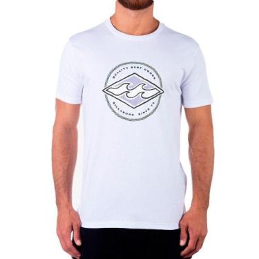 Imagem de Camiseta Billabong Rotor Diamond Ii Masculina Branco