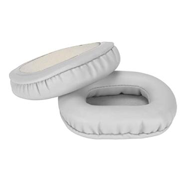 Imagem de Substituição de Almofadas de Ouvido, 1 par de Almofadas de Esponja de Fone de Ouvido Capa de Protetores de Ouvido para Edifier W800BT W8088BT Fone de Ouvido (Cinza)