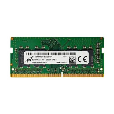 Imagem de Memória RAM para laptop Micron 8GB DDR4 1Rx8 PC4-2666V-SA2 MTA8ATF1G64HZ-2G6D1 So-DIMM