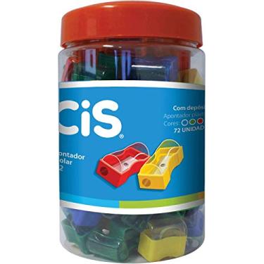 Imagem de Apontador Escolar com Depósito, CiS, 240.6702, Pote com 72 Unidades