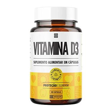 Imagem de Vitamina D3 2.000ui 100 Cáps - Iridium Elements, Iridium Labs, Amarelo, 100 comprimidos
