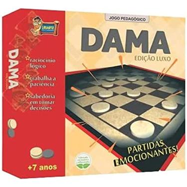 Imagem de Jogo Pedagógico Dama Edição Luxo