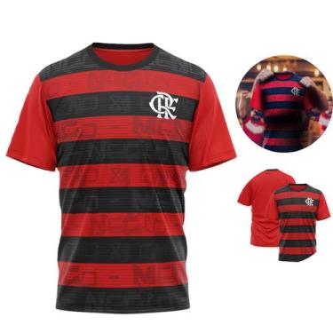 Imagem de Camiseta Do Flamengo Fc Rubro Negro Blusa Mengão - Braziline