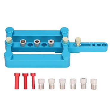 Imagem de Gabarito De Cavilha Autocentrante OKJHFD, Padrão Métrico 17‑60 Mm/0,7‑2,4 Pol. Gabarito De Cavilhas Acessórios, Guia De Perfuração De Furo De Cavilha De Madeira Atualização Do Localizador Do Posiciona