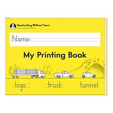 Imagem de Learning Without Tears - My Printing Book Student Workbook, Current Edition - Handwriting Without Tears Series - Livro de escrita da 1ª série - Letras, aulas de artes linguísticas - para uso escolar