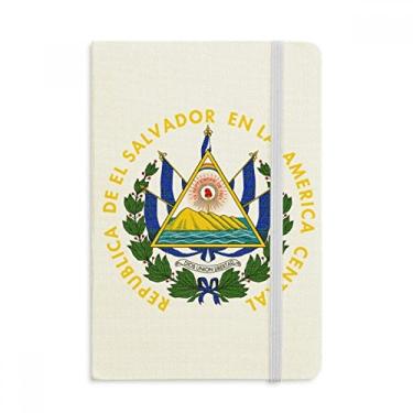 Imagem de Caderno com emblema nacional San Salvador El Salvador capa dura diário clássico A5