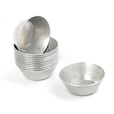 Imagem de Jogo 12 Formas Empada/Empadão Salgadinho Festas Aluminio Polido N°10