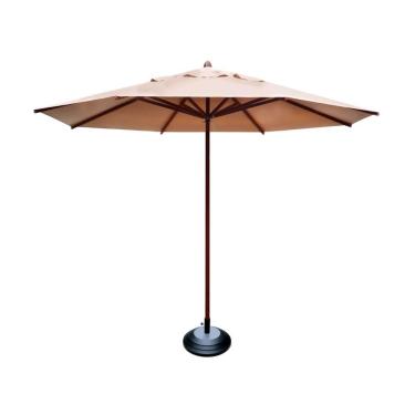 Imagem de Ombrelone Guarda Sol Piscina Casa Praia Base Preto 240cm