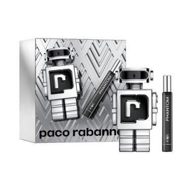 Imagem de Kit Perfume Paco Rabanne Phantom Edt Masculino 100ml E Miniatura 10ml