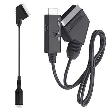 Imagem de TECKEEN Cabo HD para Scart, vídeo digital HD HDMI para vídeo analógico e adaptador de áudio L/R para HDTV/DVD/PAL/NTSC