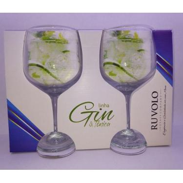 Imagem de Jogo Com 2 Taças De Gin E Tônica - Ruvolo