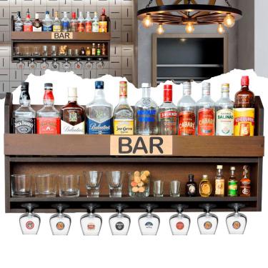 Imagem de Barzinho Bar Adega Parede Sala: Elegância Compacta No Cantinho Do Guerreiro!