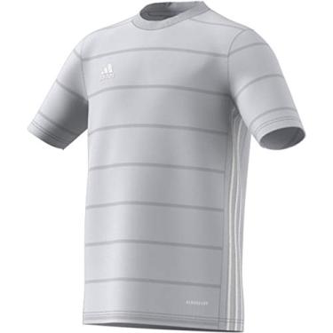 Imagem de adidas Camiseta Campeon 21 - Time S de Futebol Infantil Cinza Claro