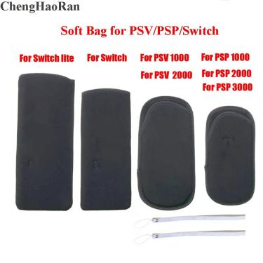 Imagem de Mala de Proteção Macia Bolsa de Armazenamento para Switch Lite PSP GO 1000 2000 3000 PS Vita PSV