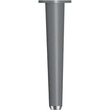 Imagem de Conjunto de 4 pernas de móveis pés de móveis Pernas de mesa bancos de mesa de centro Perna de metal Altura ajustável preto cinza sólido Liga de alumínio Pés de gabinete Acessórios parafusos