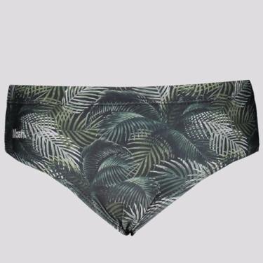 Imagem de Sunga Mash Estampada Preta e Verde Juvenil