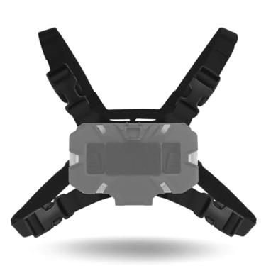 Imagem de Let Me Be Colete leve de airsoft para suporte de celular Molle Plate, caminhada, pesca, ciclismo, tático, suporte de telefone como suporte de telefone vestível (colete de peito-preto)