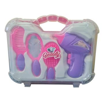 Imagem de Kit de beleza maleta com 4 peças infantil menina brinquedo