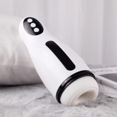 Imagem de Masturbador Masculino Sugador Vibrador Homem Penis Elétrico Automático