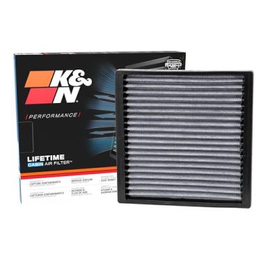 Imagem de K&N Filtro de ar de cabine premium: Alto desempenho, limpe o fluxo de ar para sua cabine: Projetado para Toyota Tacoma 2005-2019, Subaru Liberty, 2003-2008 Pontiac Vibe, VF2005