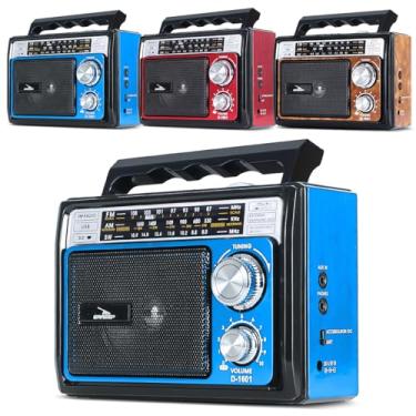 Imagem de Radio de Som Retro D-1601 (Azul)