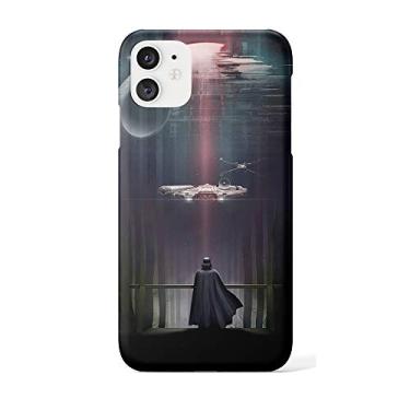 Imagem de FGSN Star-Wars Darth Vader capa compatível com iPhone 12 pro max Mini 11 SE XR X Xs 6 7 8 Plus compatível com Galaxy Note S20 Ultra s10e 20 10 9 Plus S9 S8 SN 114 (para iPhone 6/6S) multicolorido