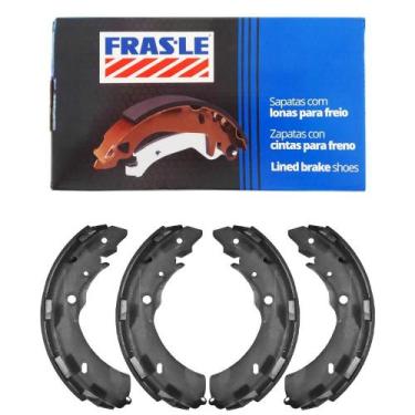 Imagem de Sapata Lona Freio Mitsubishi L200 2006 a 2018 Traseira Akebono Frasle 