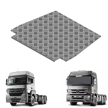 Imagem de Protetor Caixa De Bateria Mb Axor Actros Euro 3 Aluminio - GR Sul