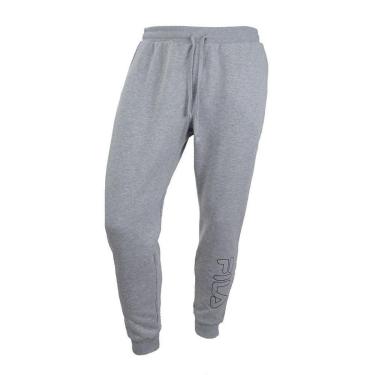 Imagem de Calça Masculina Fila Moletom Classic Cinza Mescla - F11L011-Masculino