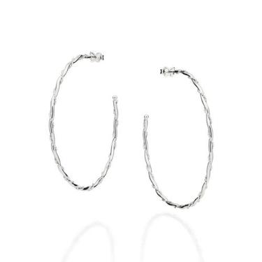 Imagem de Brincos banhado ouro 3x 24k 18k e 22k ou prata 925 femininos argola gr
